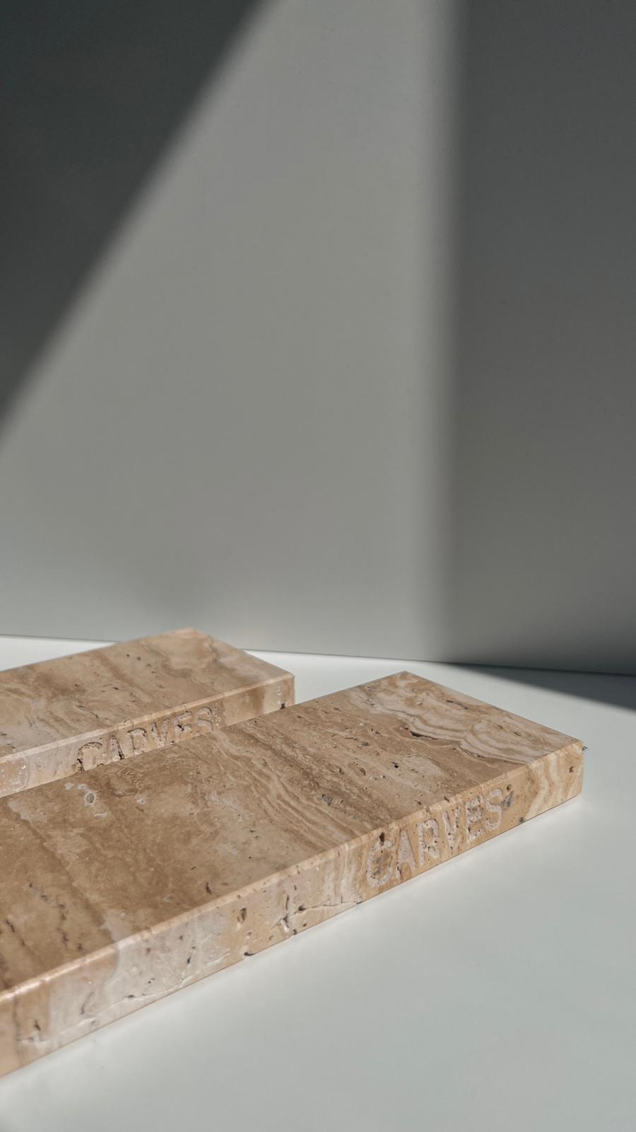Travertine Mirror